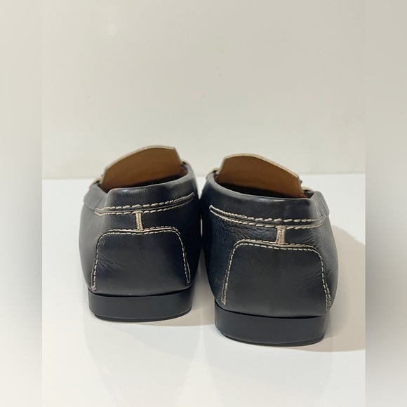 TOD’S Men’s Black leather driving shoes size 39/M-7/W-8.5 - Picture 5 of 10